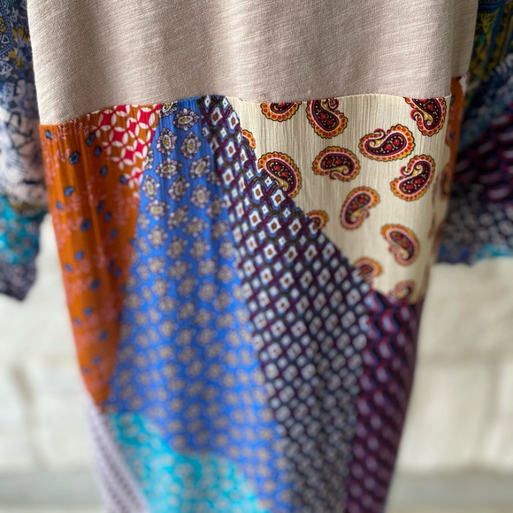 Umgee Patchwork Dress / Size Large - Picture 9 of 13